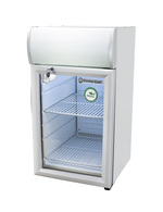 GCDC25 - Refrigerador de visor para balcão - prateado/branco 