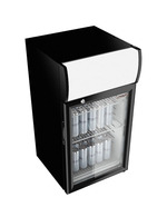 GCDC40 - Countertop Displaycooler - outside black and inside white