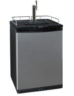 GCBK160 - Beercooler - stainless steel front – with mounted dispenser set