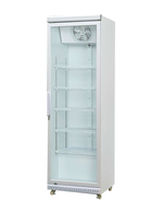 Glastür-Gewerbe-Kühlschrank weiß